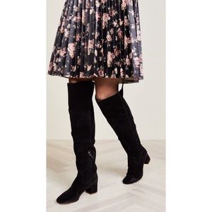 NEW Madewell Black Walker Over the knee Boots